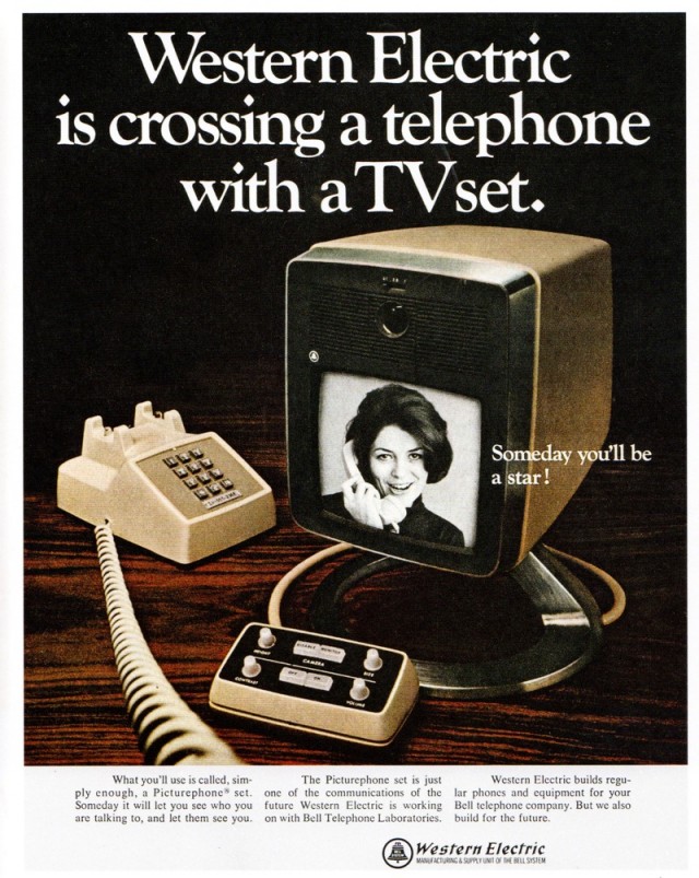 1968 videophone advertisement