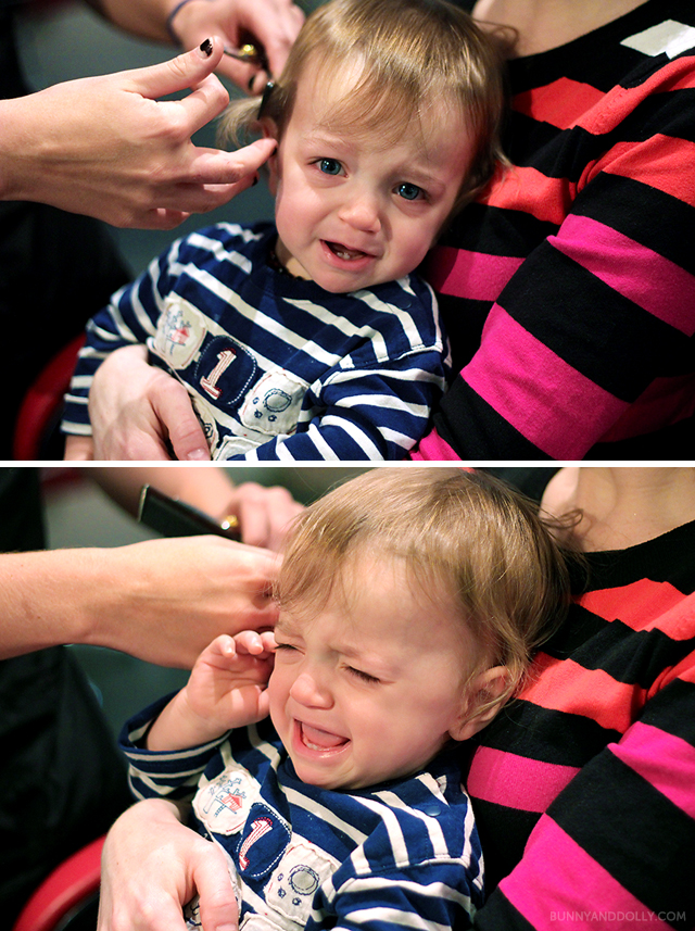 Toddler Crying During First Haircut