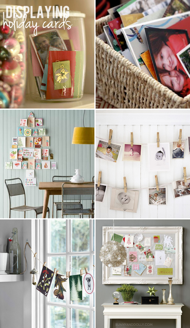 Bunny and Dolly - Creative Ways To Display Holiday Cards