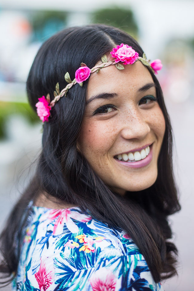 how to make a flower crown
