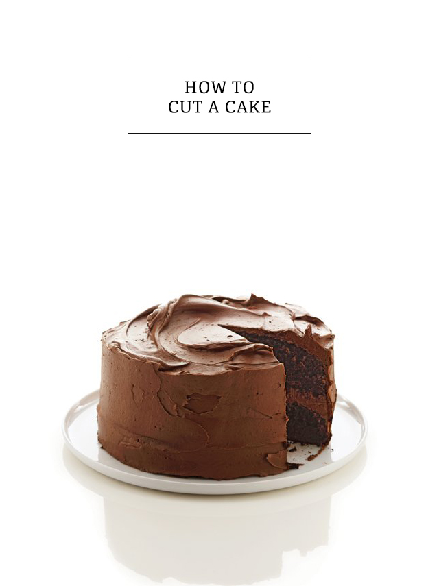 how to cut a cake