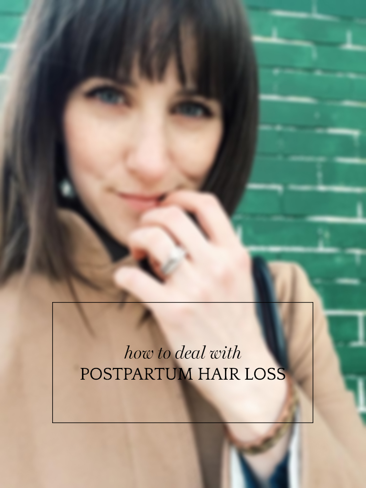 How to deal with postpartum hair loss (bangs) | A Girl Named PJ