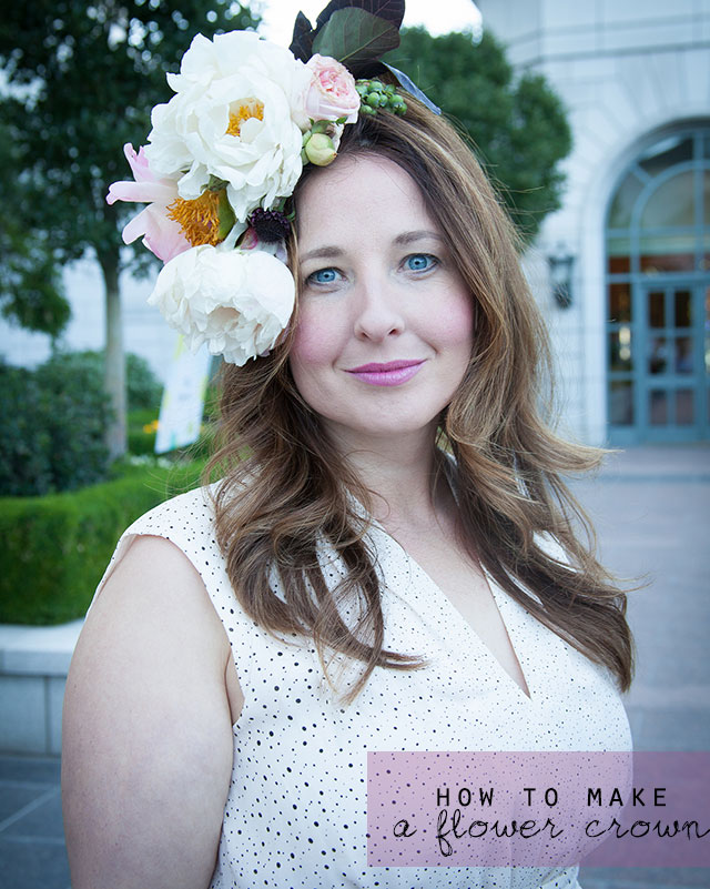 how to make a flower crown