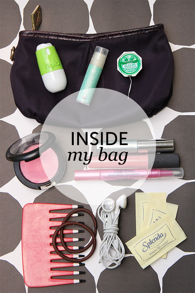inside my bag - hello oral care
