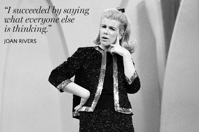 joan rivers quote on success
