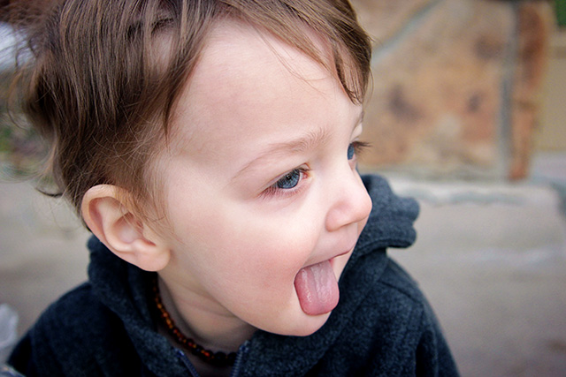 Toddler Sticking Out Tongue www.bunnyanddolly.com