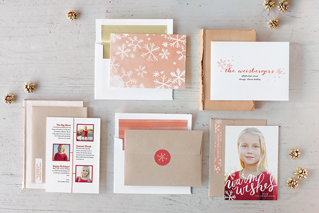 Minted Holiday Cards with Snowflakes | A Girl Named PJ