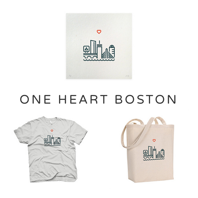 One Heart Boston #bostonmarathon bunnyanddolly.com