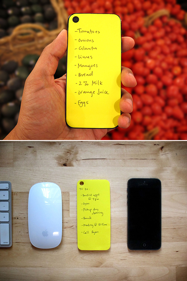 paperback sticky notes for iphone 5