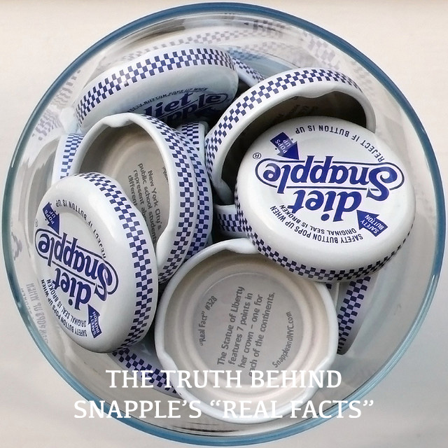 snapple cap real facts