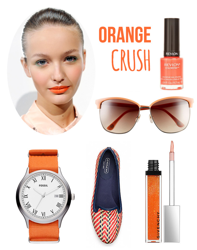 Spring trend: orange crush on bunnyanddolly.com