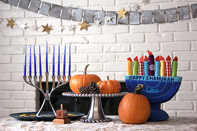 how to decorate for thanksgivukkah