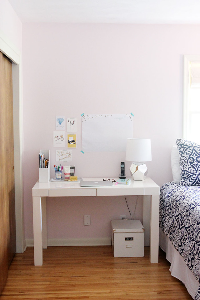 A multi-purpose nursery that triples as a guest room and home office | A Girl Named PJ