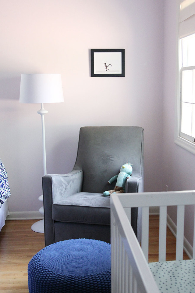 A multi-purpose nursery that triples as a guest room and home office | A Girl Named PJ
