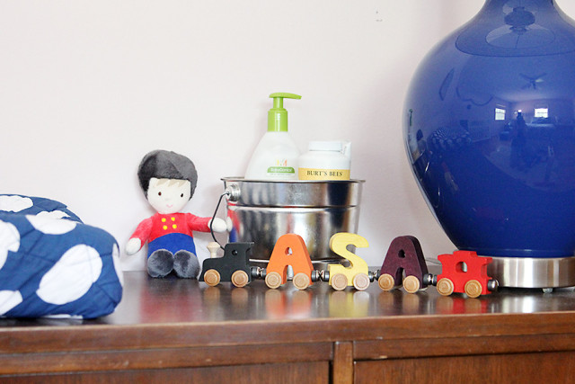 A multi-purpose nursery that triples as a guest room and home office | A Girl Named PJ