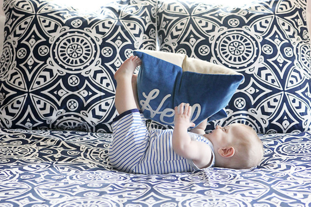 A multi-purpose nursery that triples as a guest room and home office | A Girl Named PJ
