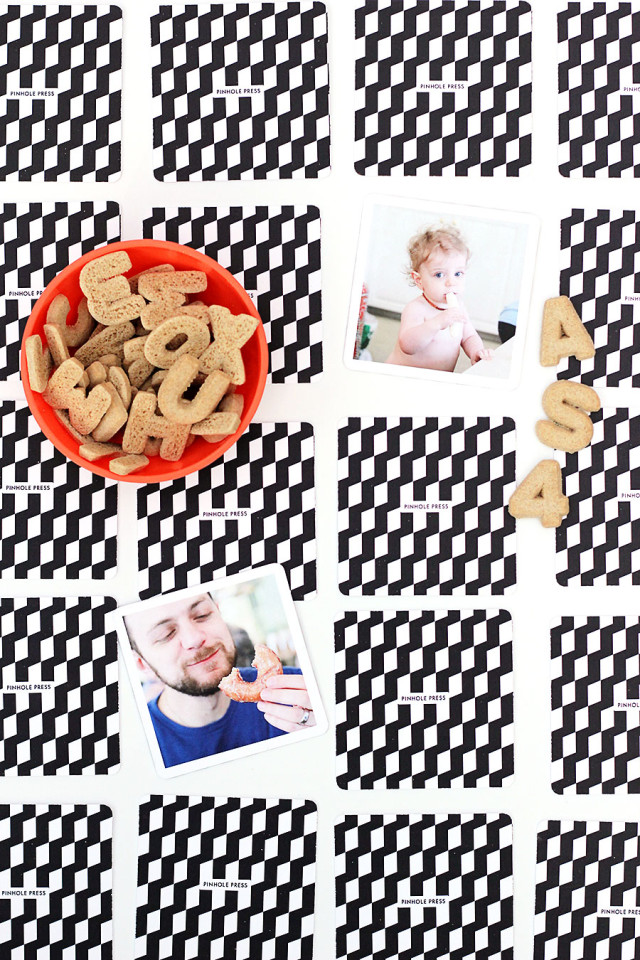 On A Girl Named PJ: Personalized memory game for kids from Pinhole Press