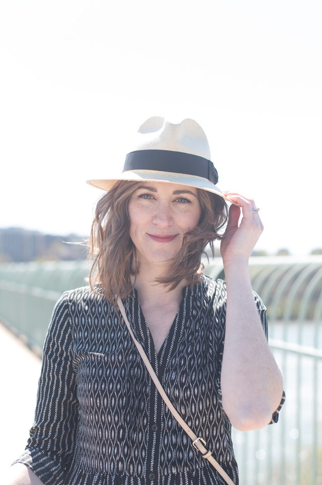 My favorite summer straw hat! Talking about freelance opportunities and spending less time blogging on A Girl Named PJ.