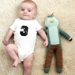 Asa�s monthly baby photo (three months old)