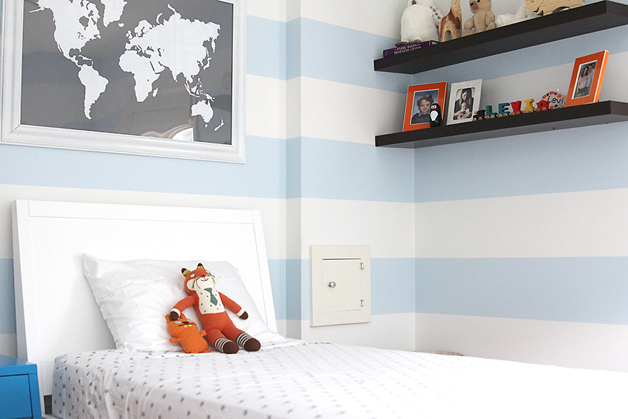 Levi's big boy toddler room. Click through for room tour. | A Girl Named PJ