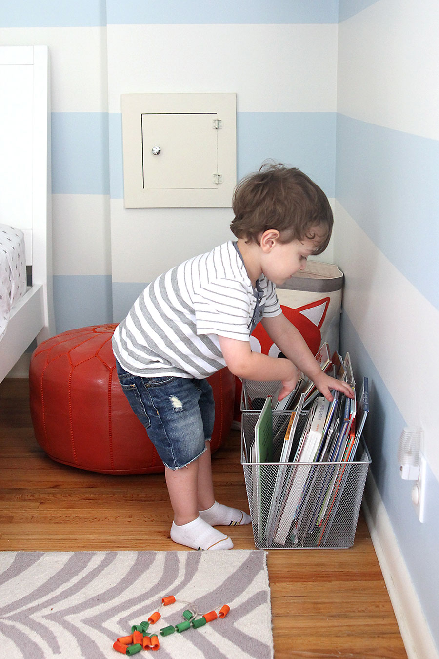Levi's big boy toddler room. Click through for room tour. | A Girl Named PJ