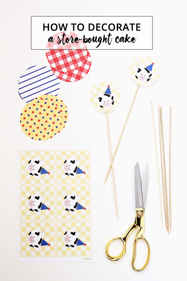 On A Girl Named PJ: An easy way to decorate a store-bought cake