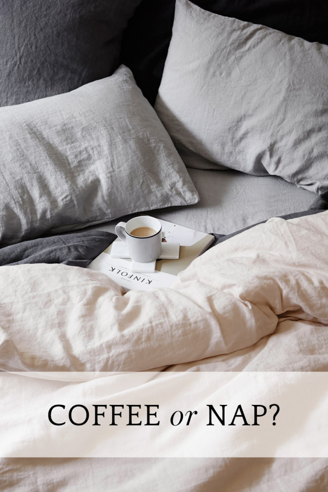 Should you drink coffee or take a nap?