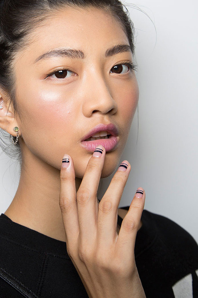 Tanya Taylor runway nail art ideas