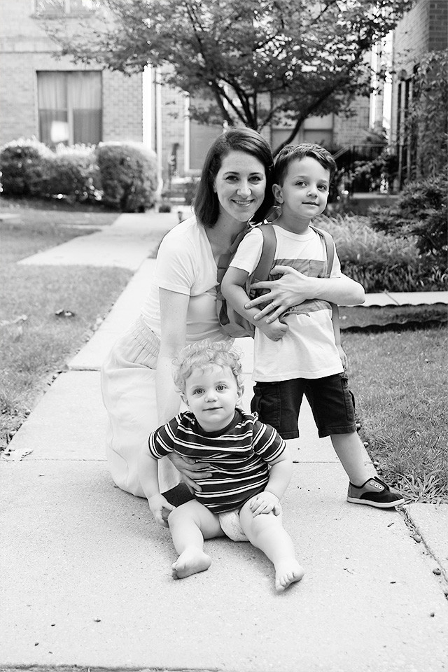 Grab a quick family photo on the first day of school | A Girl Named PJ Grab a quick family photo on the first day of school | A Girl Named PJ