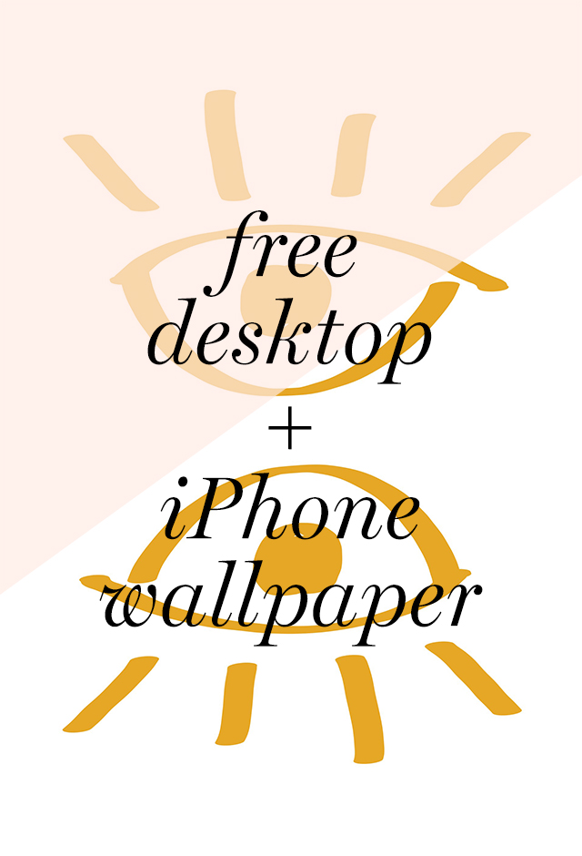 Eyes on Your Own Work free desktop wallpaper from A Girl Named PJ