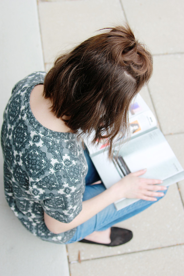 The hottest hair trend of 2015 may just be the easiest. It's the half bun, or hun. | A Girl Named PJ