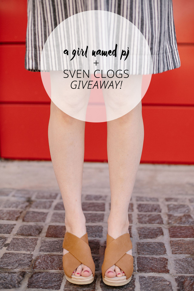 Enter to win the Sven Clogs giveaway on A Girl Named PJ and get a free pair of custom-made clogs, Enter to win the Sven Clogs giveaway on A Girl Named PJ and get a free pair of custom-made clogs,
