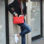 White Converse sneakers for spring