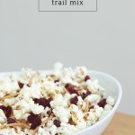 Popcorn trail mix recipe for family movie night